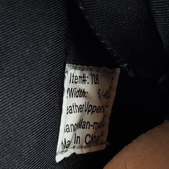 Mt. Emey Leather Walking Shoes Men's Size 5 4E Black - Picture 9 of 9